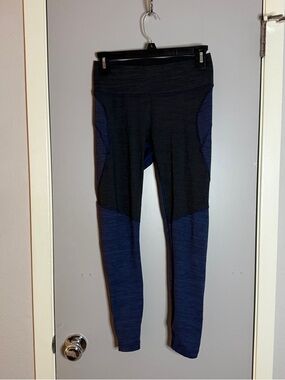 Outdoor Voices Blue & Black TechSweat Leggings